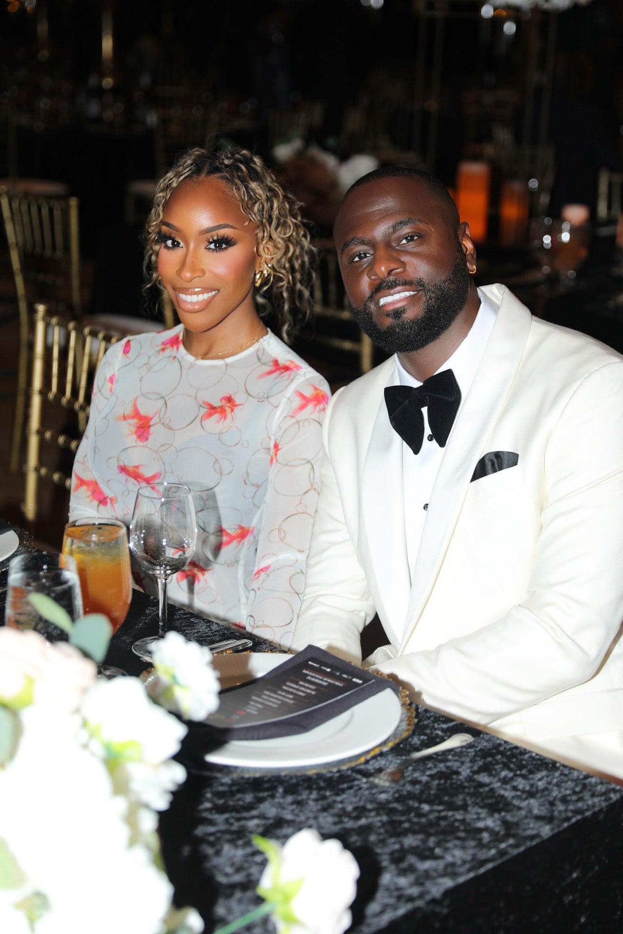 Chic Sheer Fish Maxi Dress