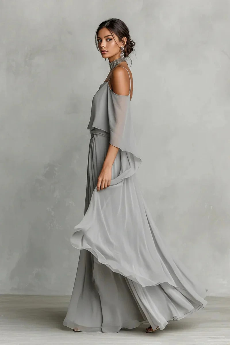 Rotes Weißes geometrisches gestuftes Midikleid