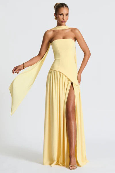 Joyce Maxi Lemon Dress