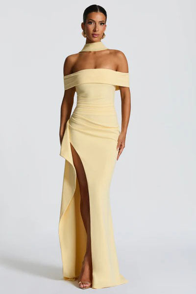Joyce Maxi Lemon Dress