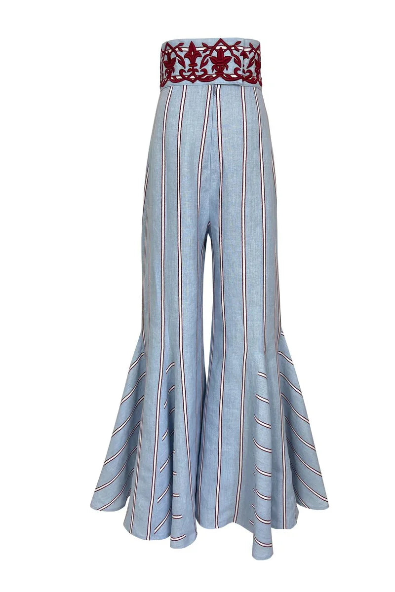 Vestido midi slip con estampado totémico