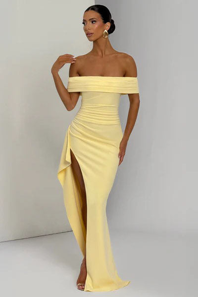 Joyce Maxi Lemon Dress