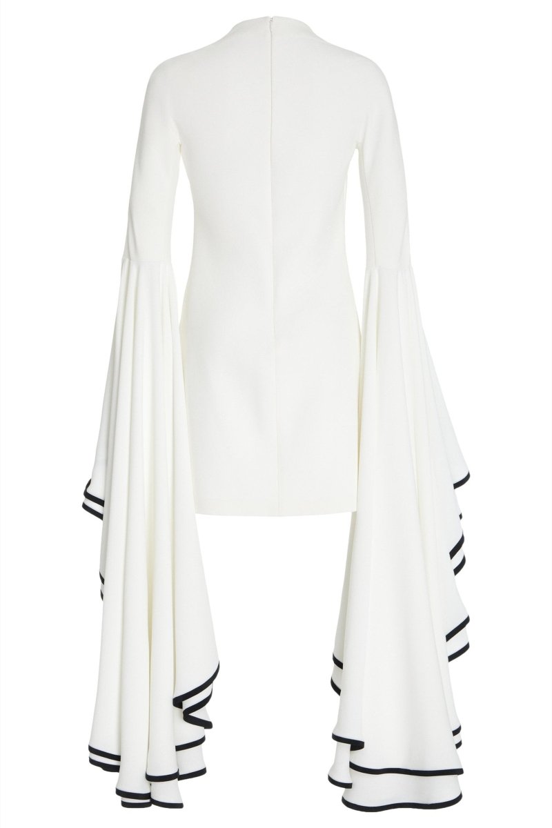 Maxine Kontrast Ruffle Sleeve Mini Klänning