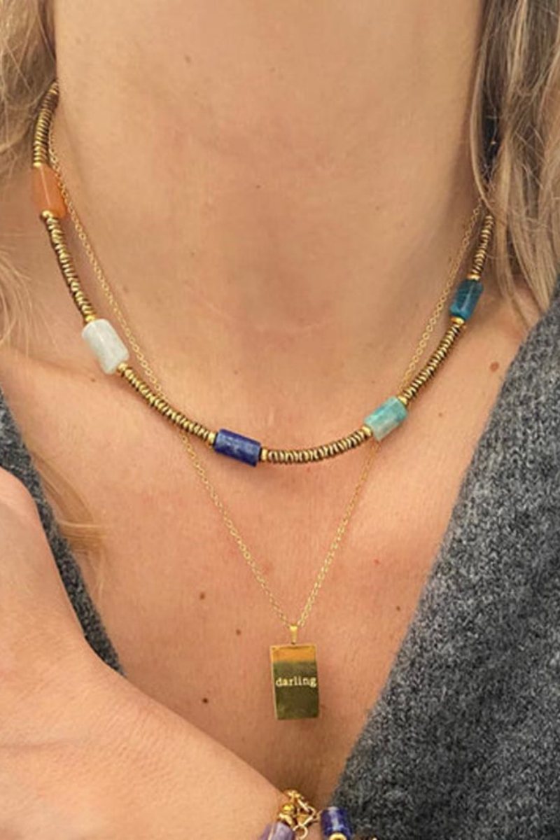 Collana Moira Colliding Color Stone