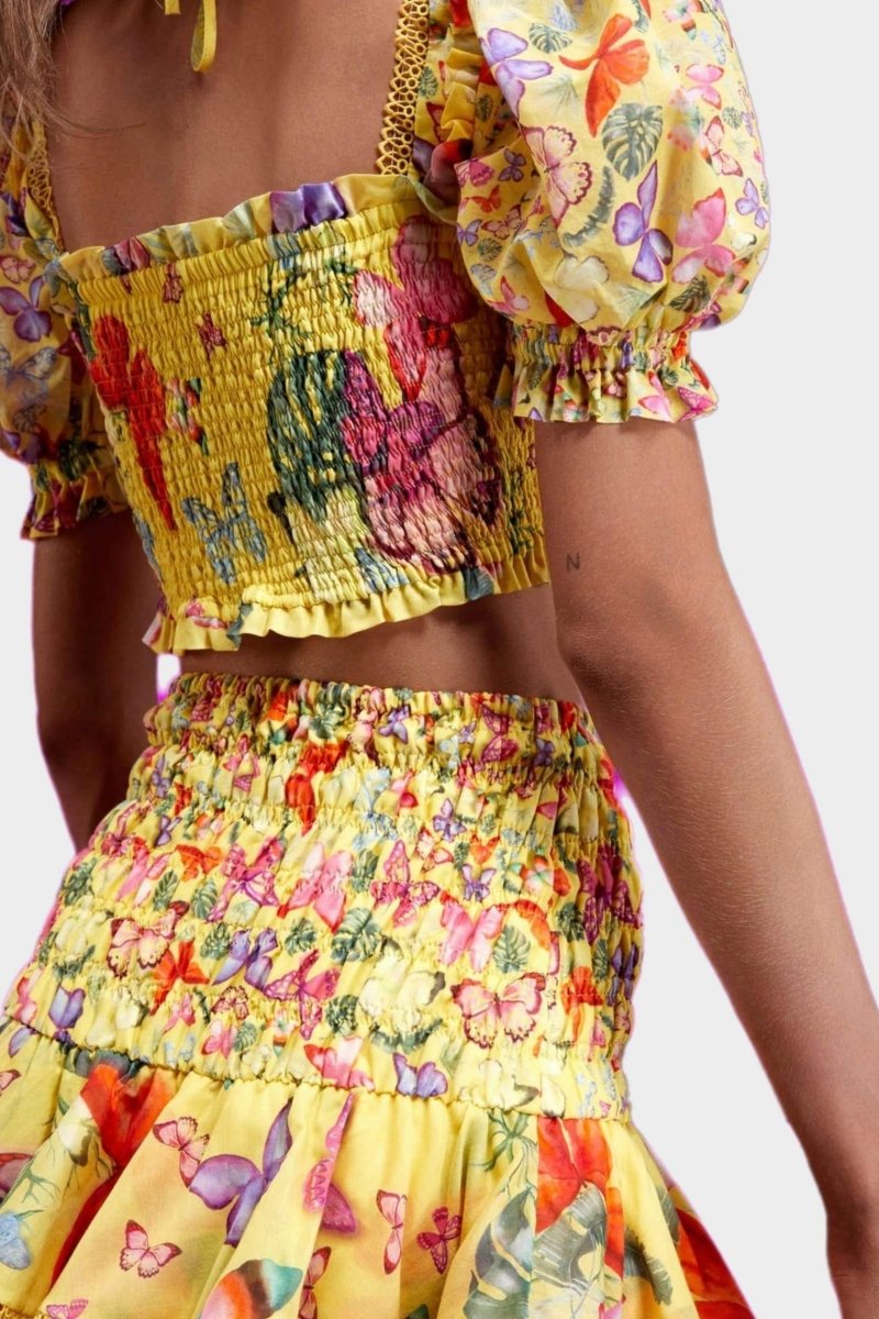 Mona sommerfugle trykt sæt