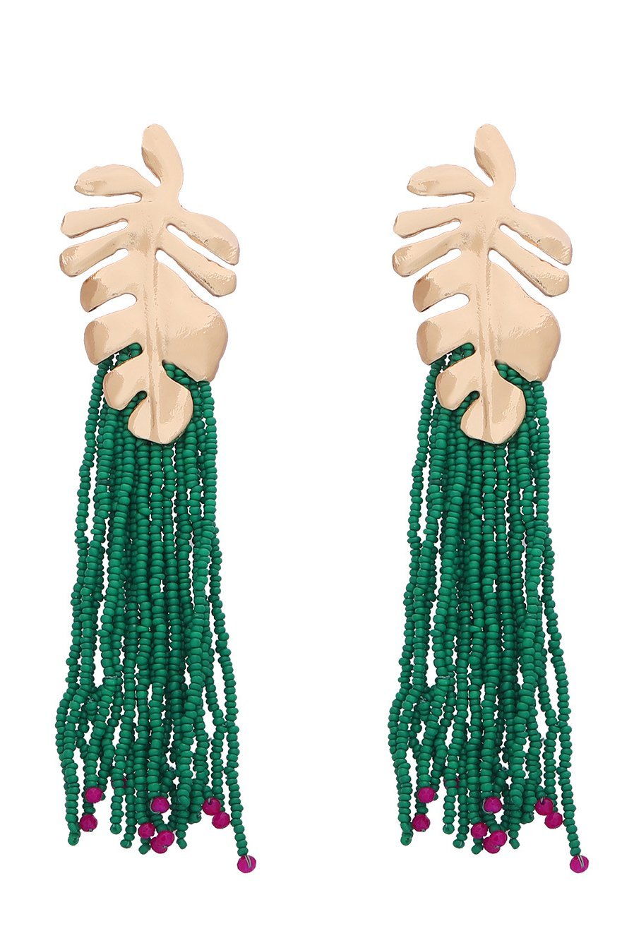 Palm Frond Beads kvast ørering