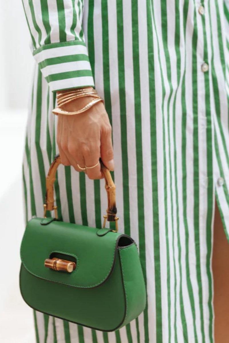 Bolsa de sillín con asa de bambú Riva