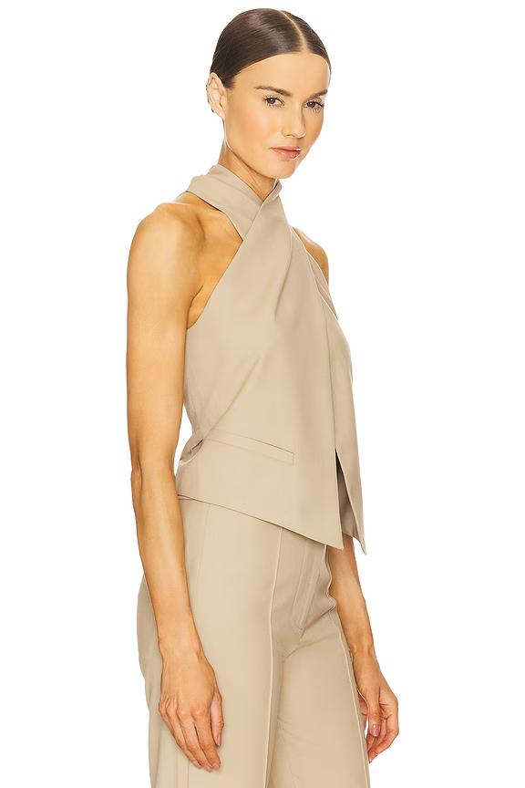 Cross Halter Neck Vest Top