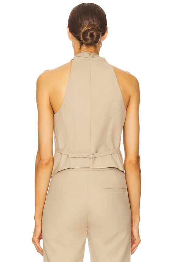 Cross Halter Neck Vest Top