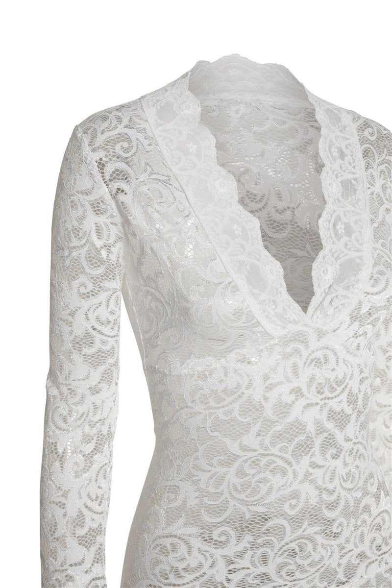 Μαξί φόρεμα Virginia Sheer Lace Mermaid