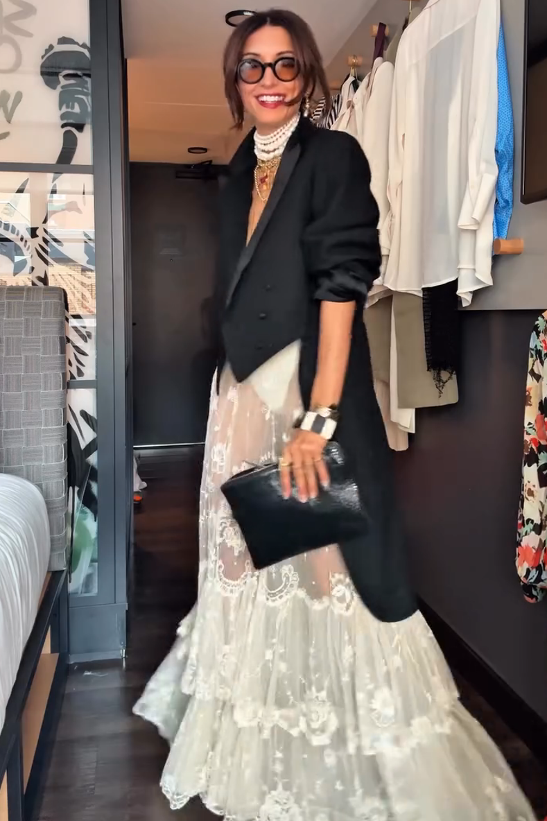 ポルカドットパンツセット