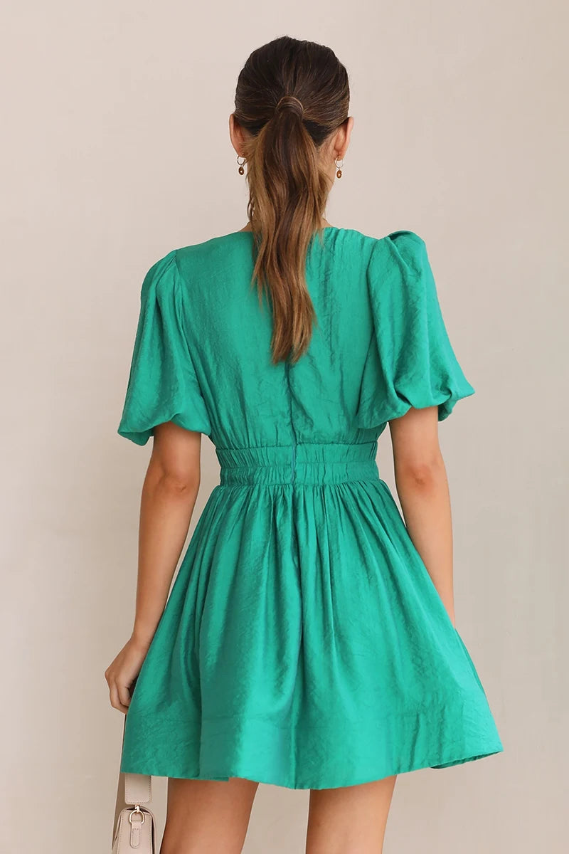 Rochie Mini Erin - Smarald