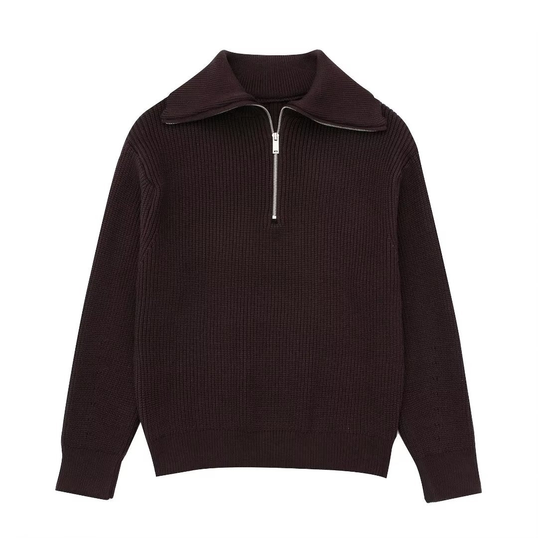 Holly Quarter Zip Sweater