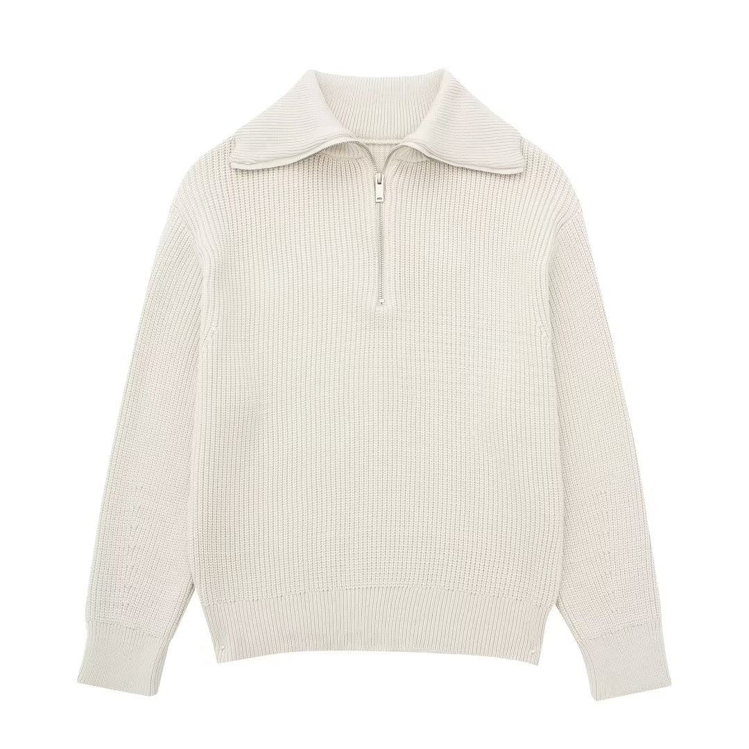 Holly Quarter Zip Sweater