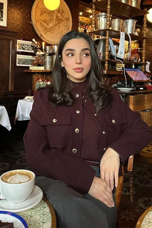 Robe longue évasée à bordures en dentelle brodée Joa