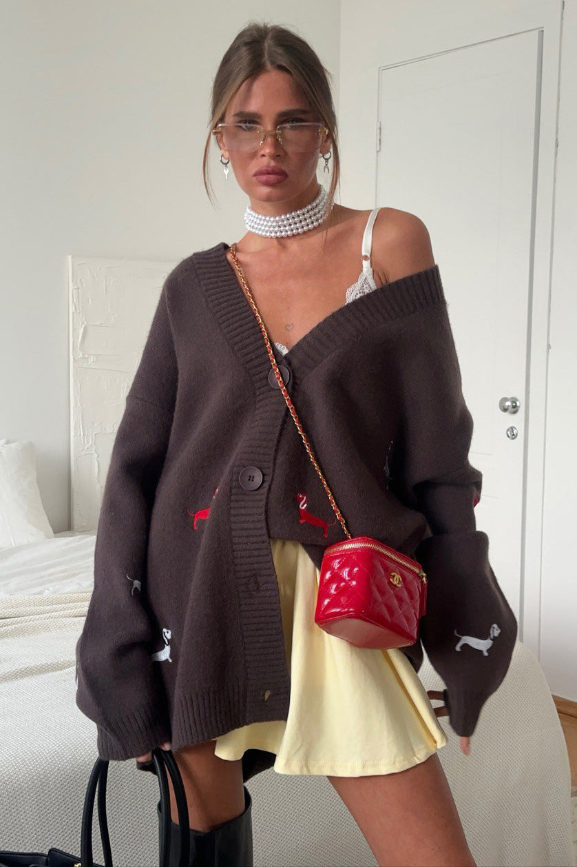 Vestido longo flare com acabamento em renda bordada Joa