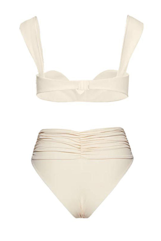 Set de bikini cu volane impodobit