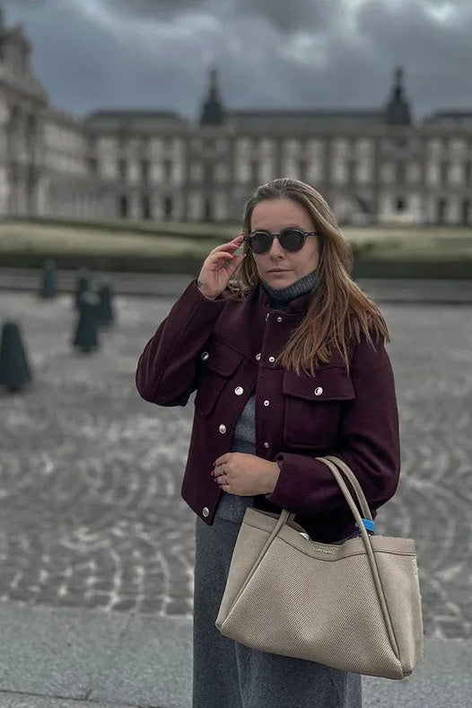 Robe longue évasée à bordures en dentelle brodée Joa