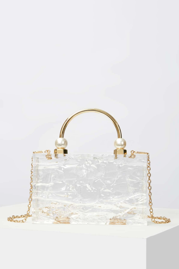 Acryl Transparente Box Handtasche