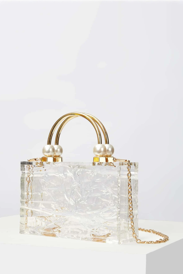 Acryl Transparente Box Handtasche