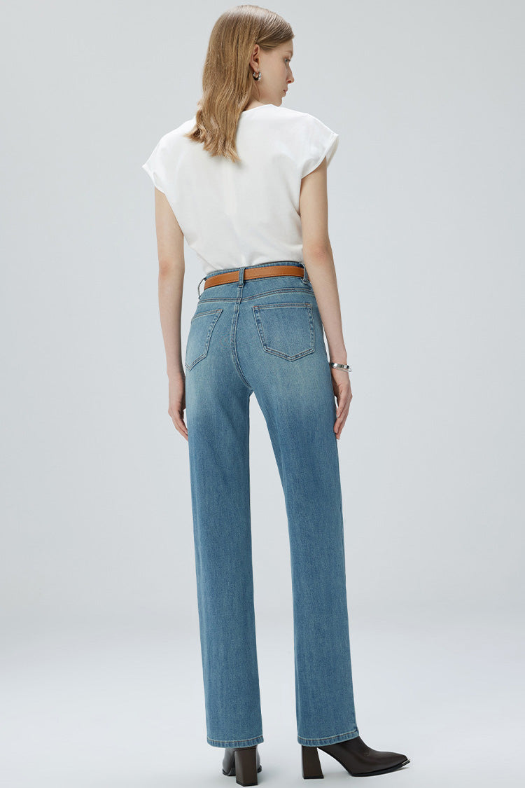 Jeans Slim de pierna ancha French Fry