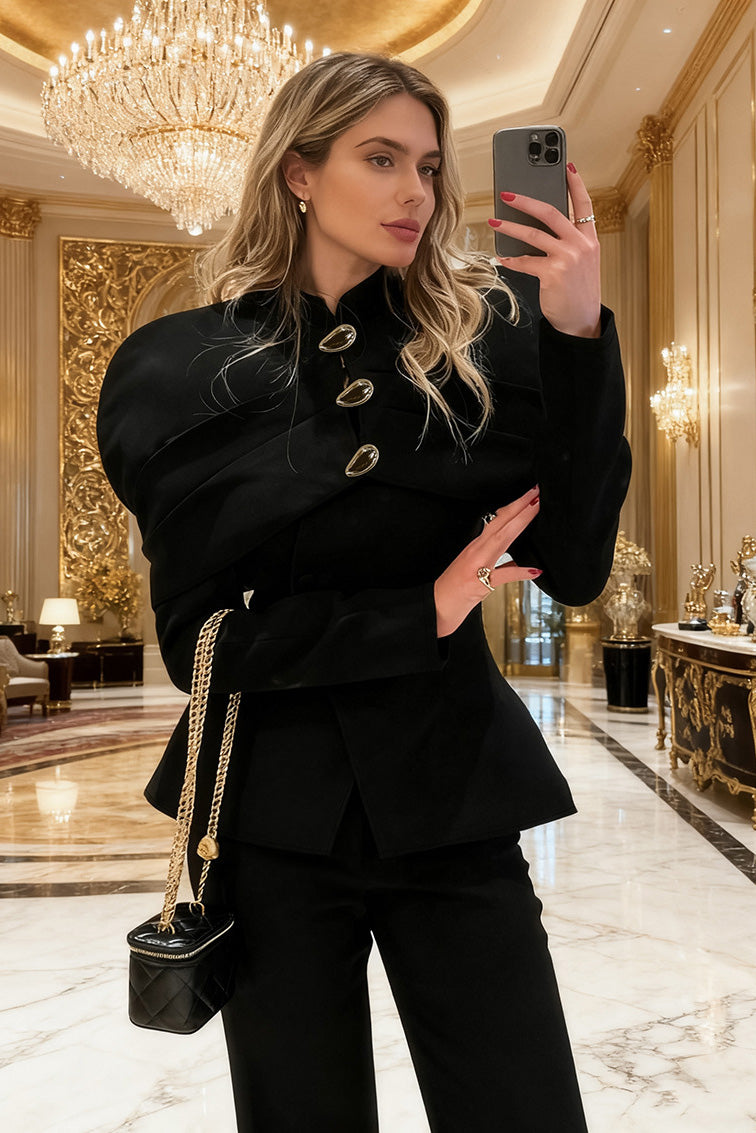 Rochie maxi evazată cu dantelă brodată Joa