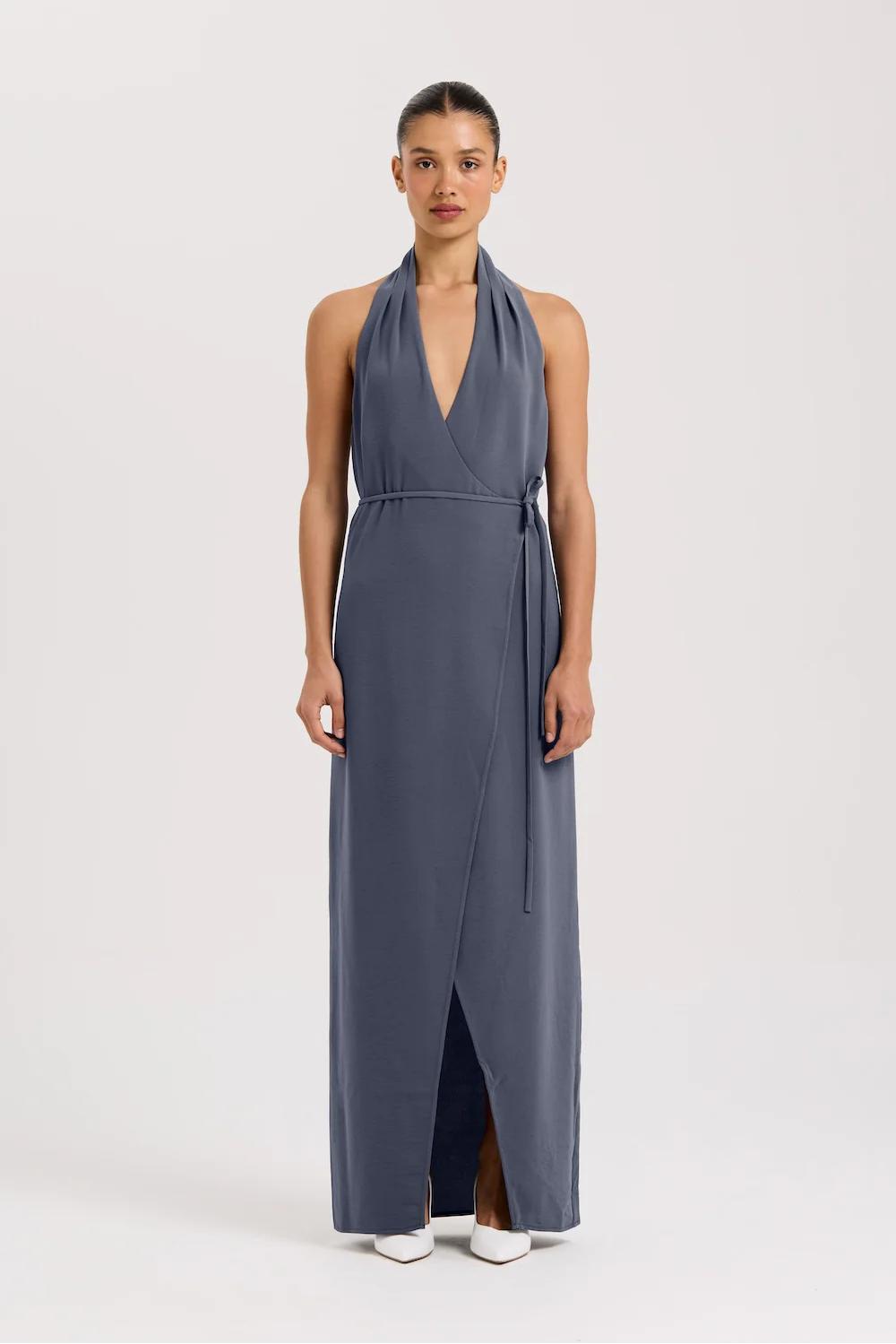 Vida Halter neck Maxi Dress