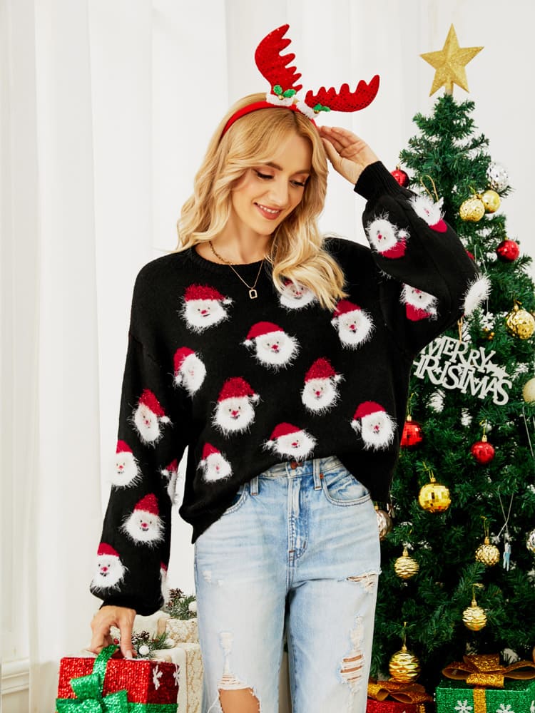 Santa Claus Stréckpullover