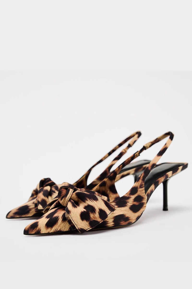 High Heels mit Leopardenmuster