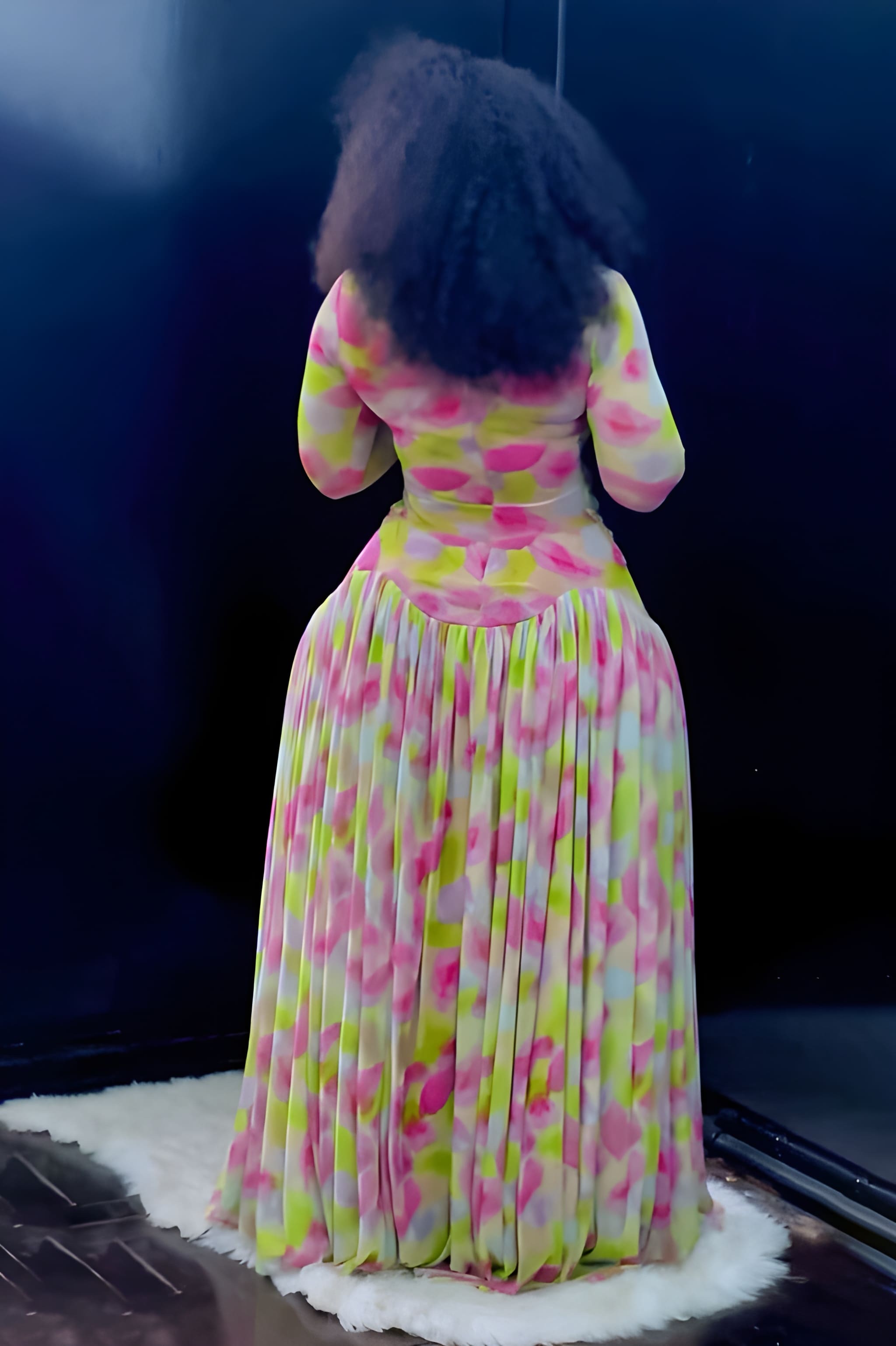 Μάξι Φόρεμα από Δίχτυ Pastel Mirage