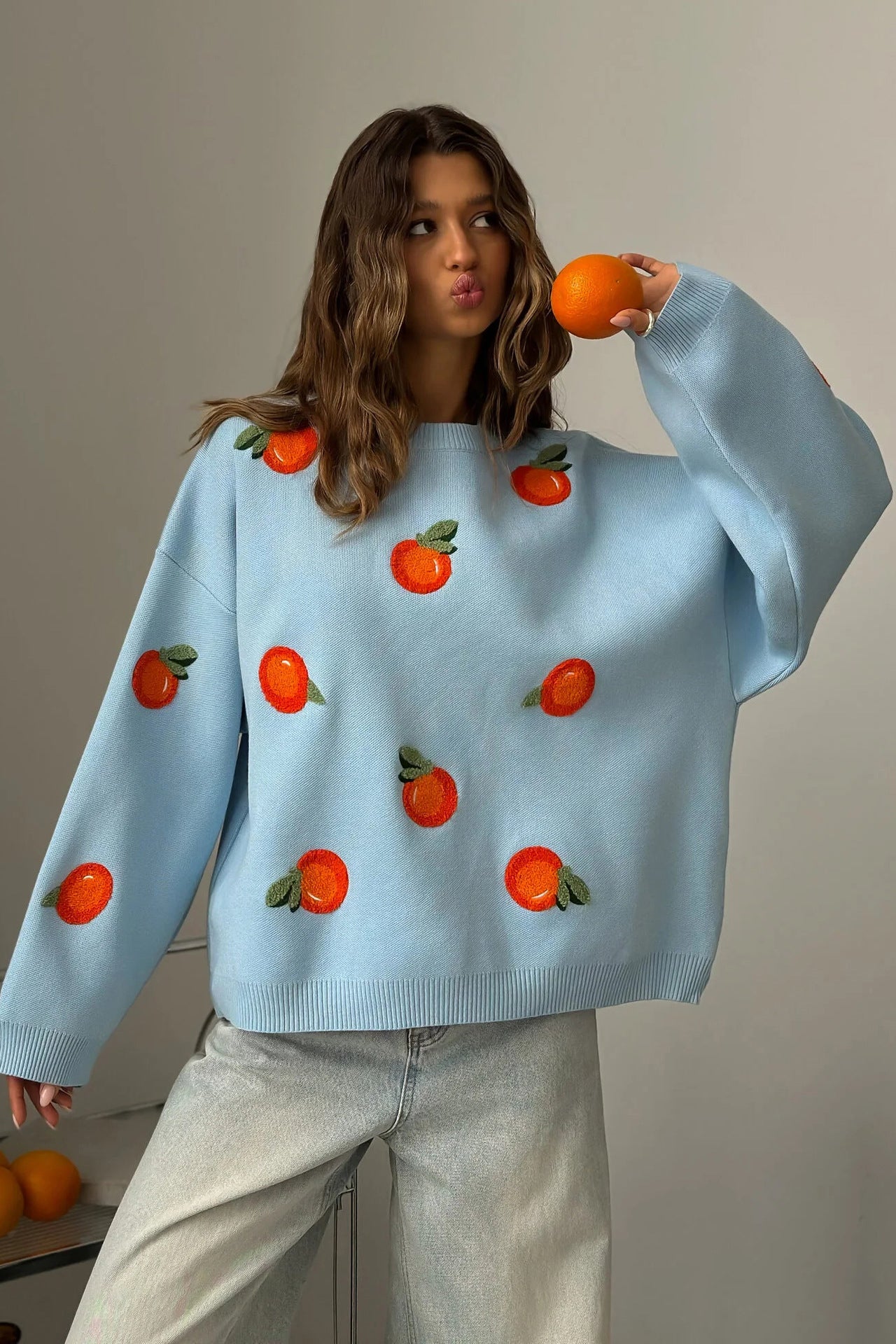 Abito lungo svasato con pizzo ricamato Joa