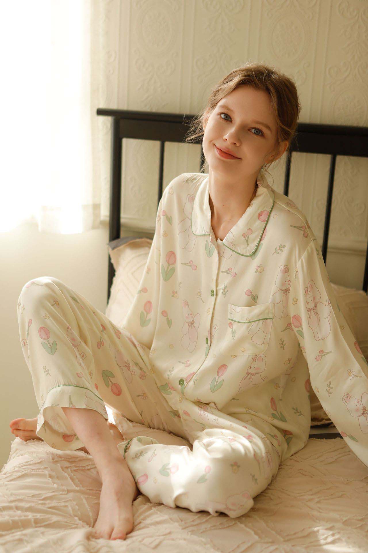 Double Layer Bamboo Fiber Sleepwear