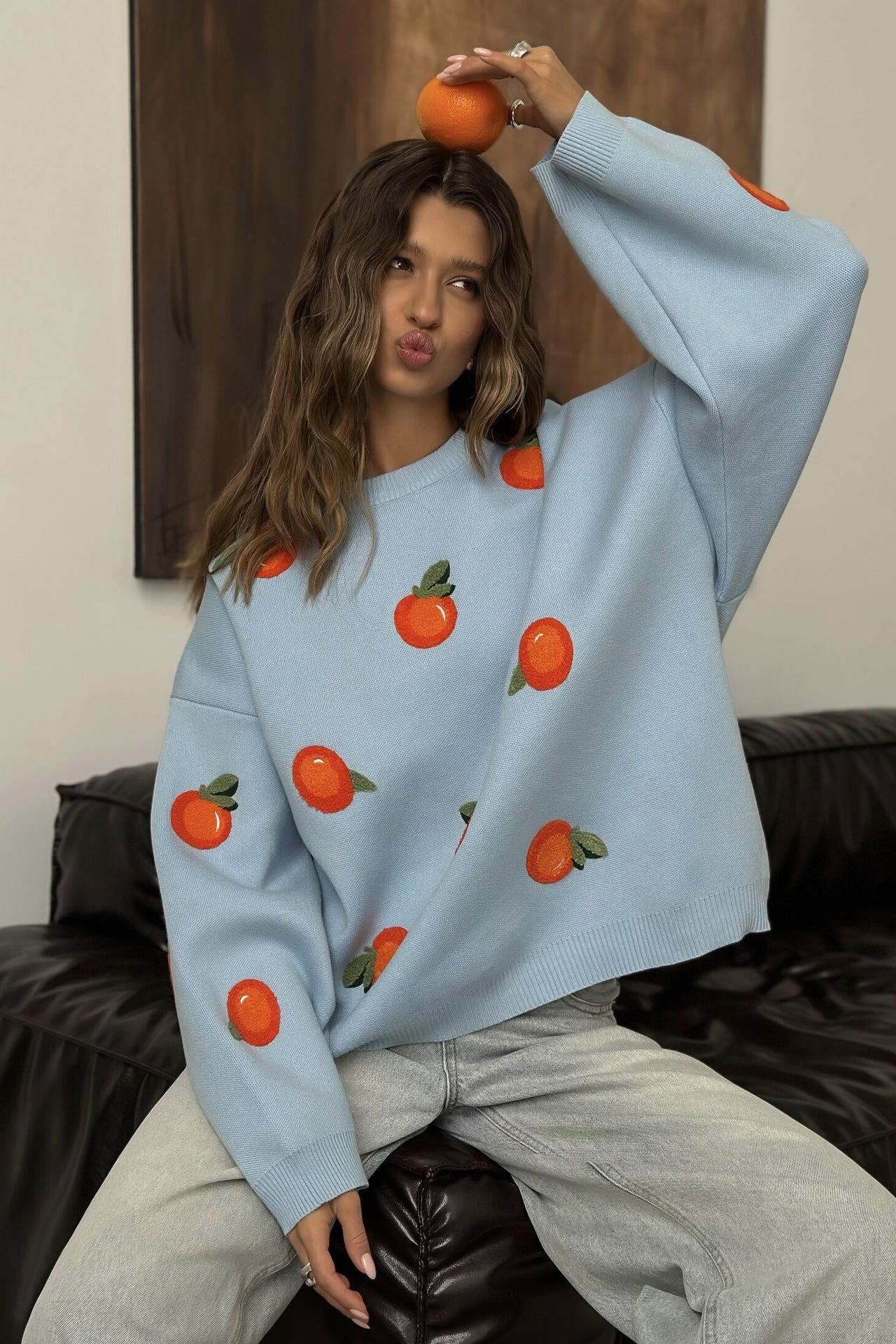 Abito lungo svasato con pizzo ricamato Joa