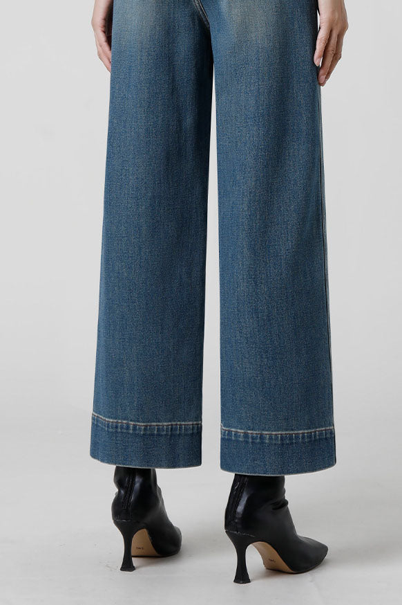 Franséisch Fritten Wide-Been Slim Jeans