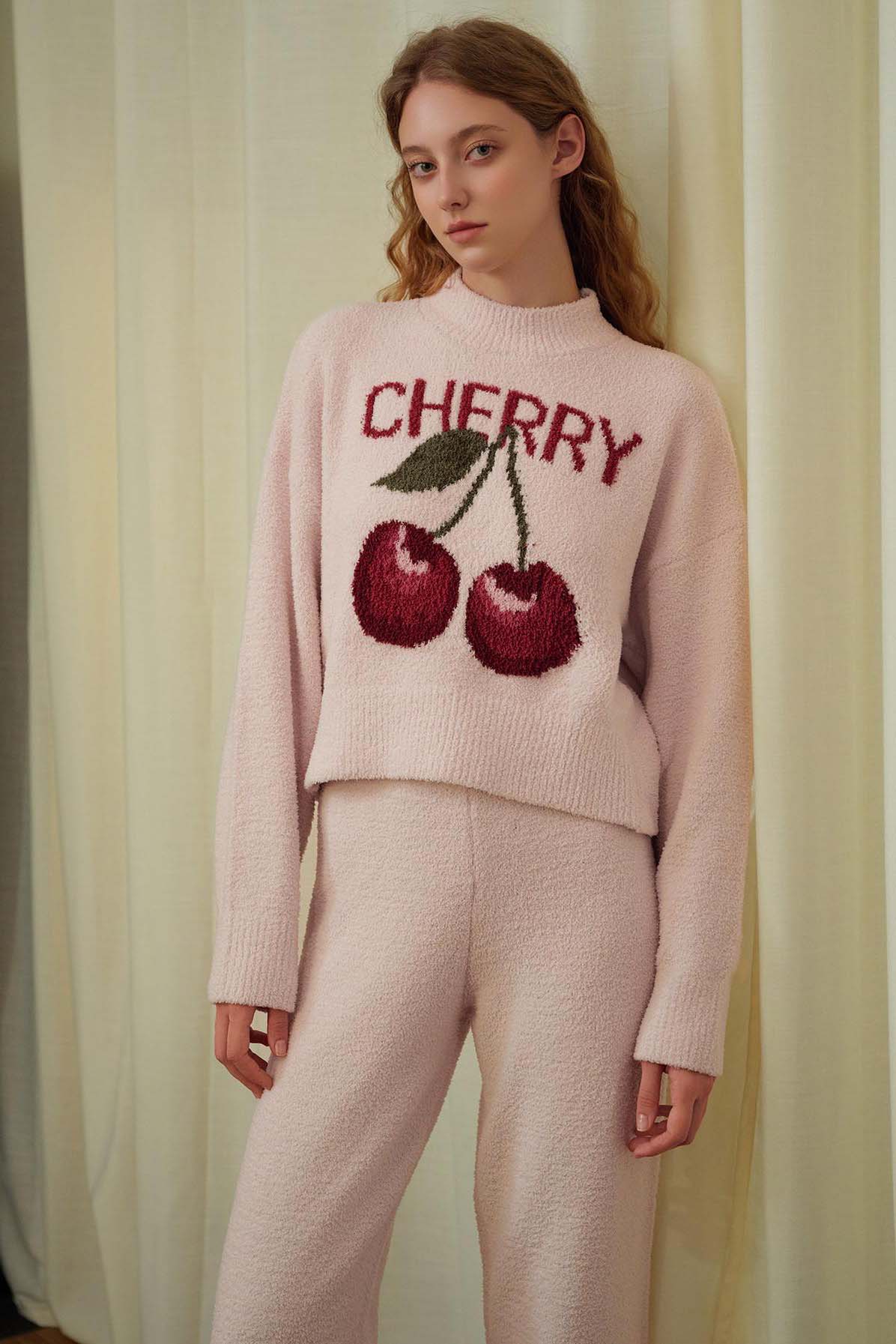 Soft Halschent Velvet Milk Cherry Set