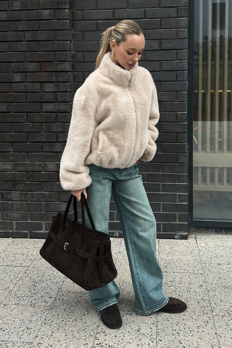 그레이스 플로럴 아플리케 반팔 미디 드레스