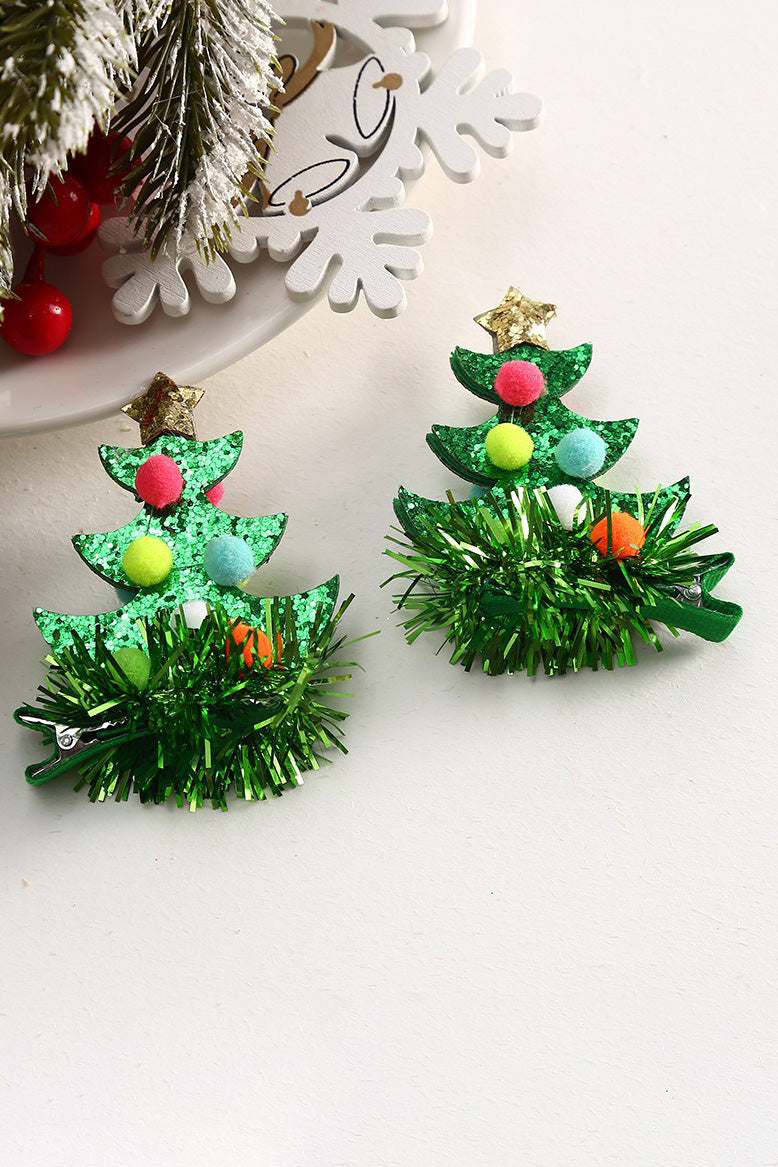 Christmas Tree Hairpin