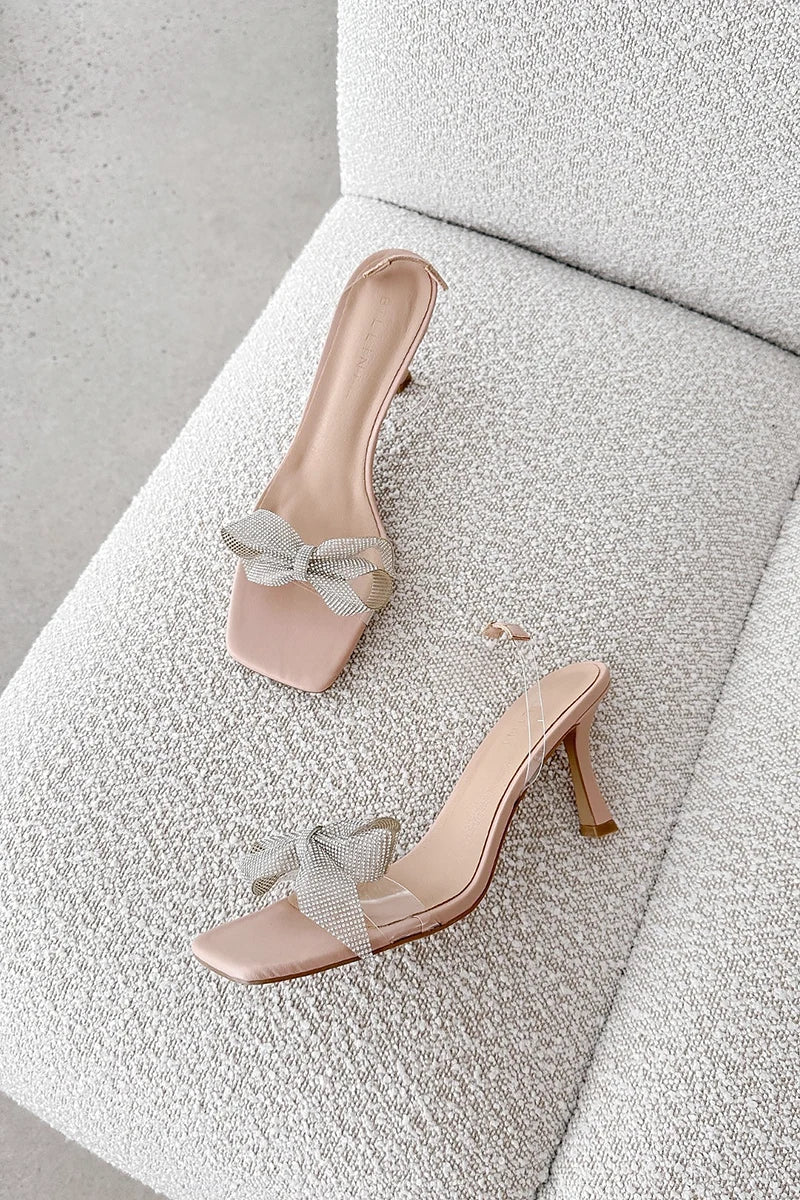 Jasmina Heel - Nude/Clear