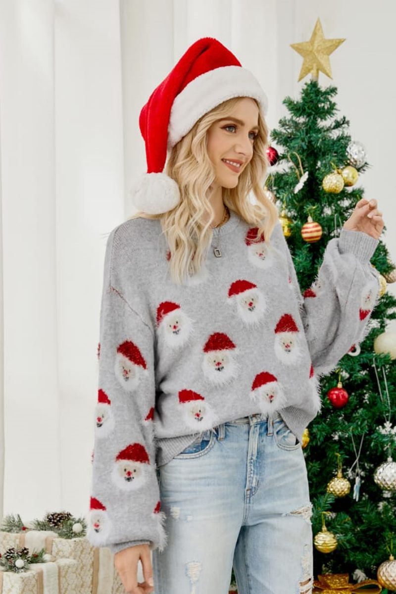 Santa Claus Stréckpullover