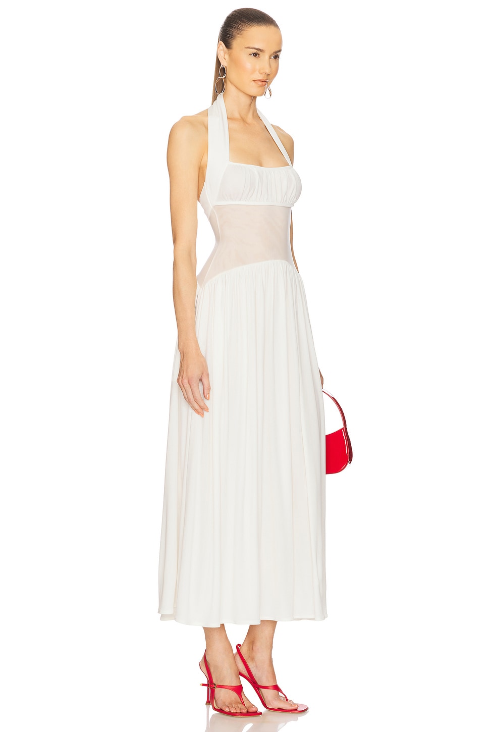 Leola Halter Neck Bra Maxi Dress