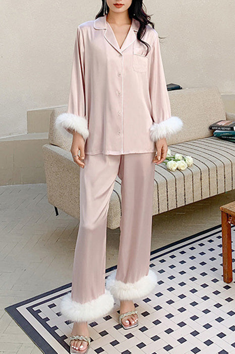 Danica Pajama Set-Baby Pink