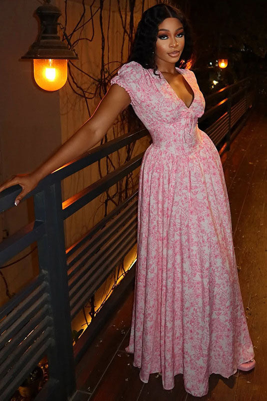 레트로 폴카 도트 버블 미니 드레스