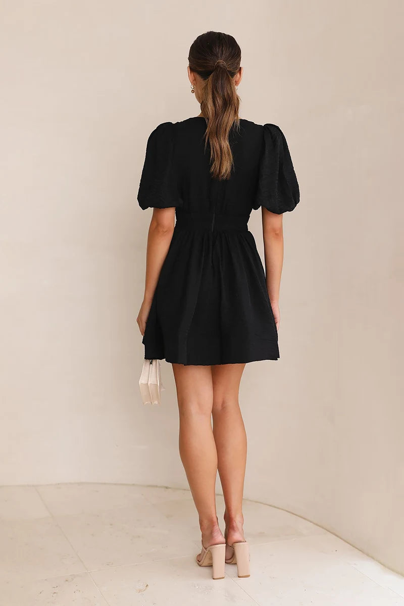 Robe courte Erin - Noir