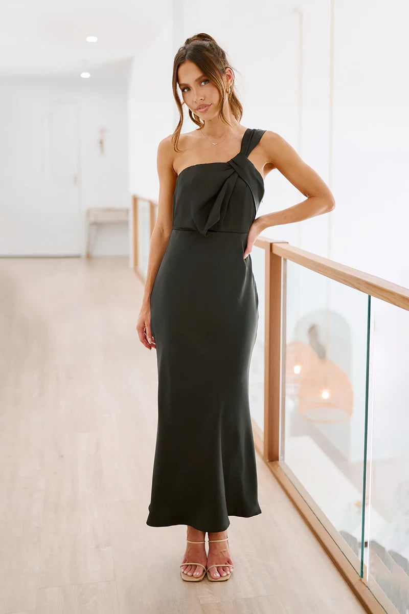 Greta Maxi-jurk - Zwart