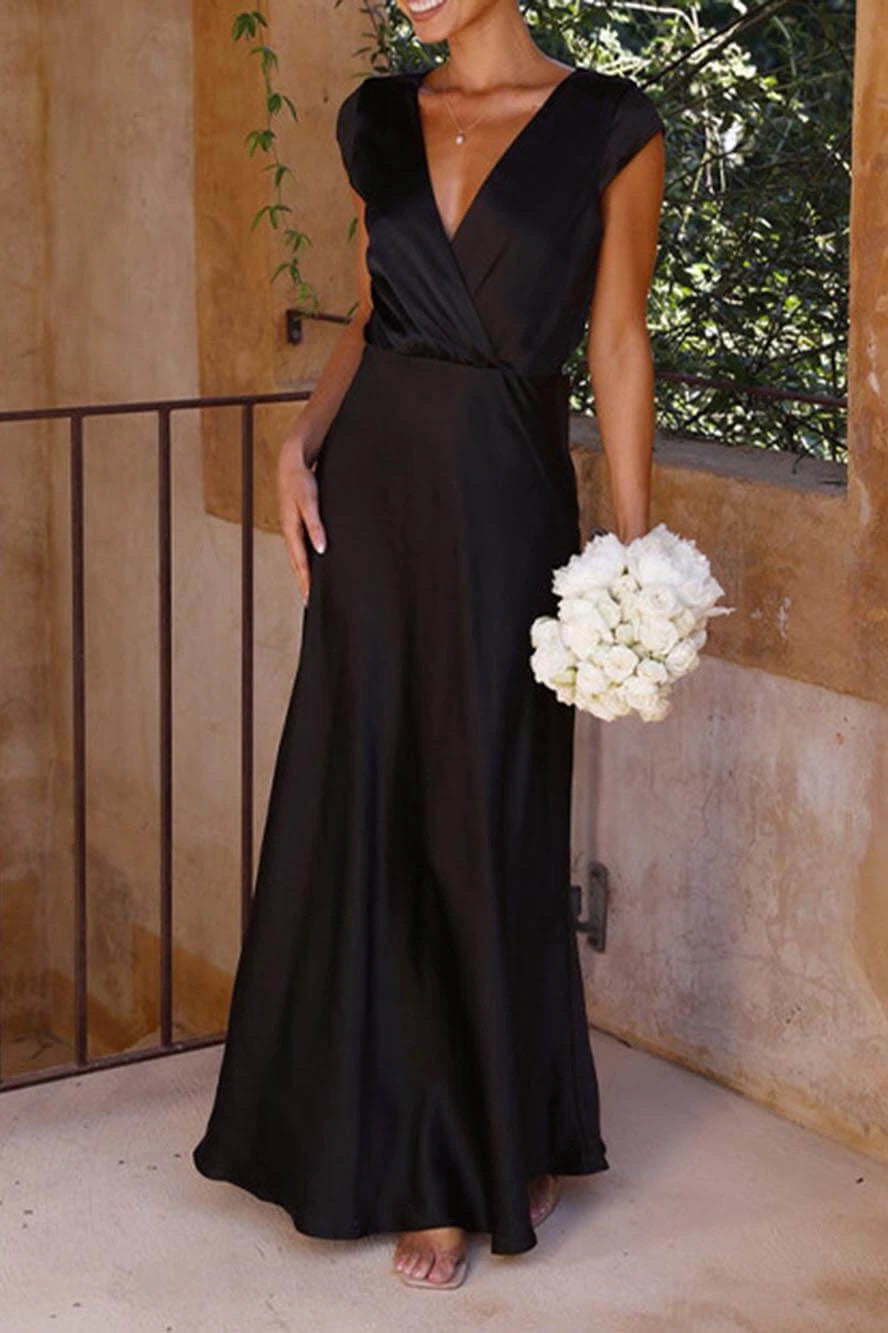 Vestido longo Selma - Preto