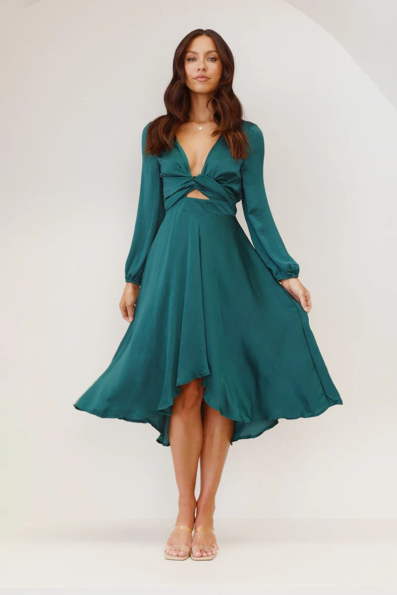 Starry Nights Dress - Emerald