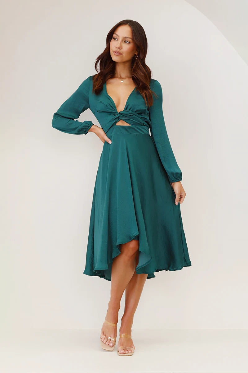 Starry Nights Dress - Emerald