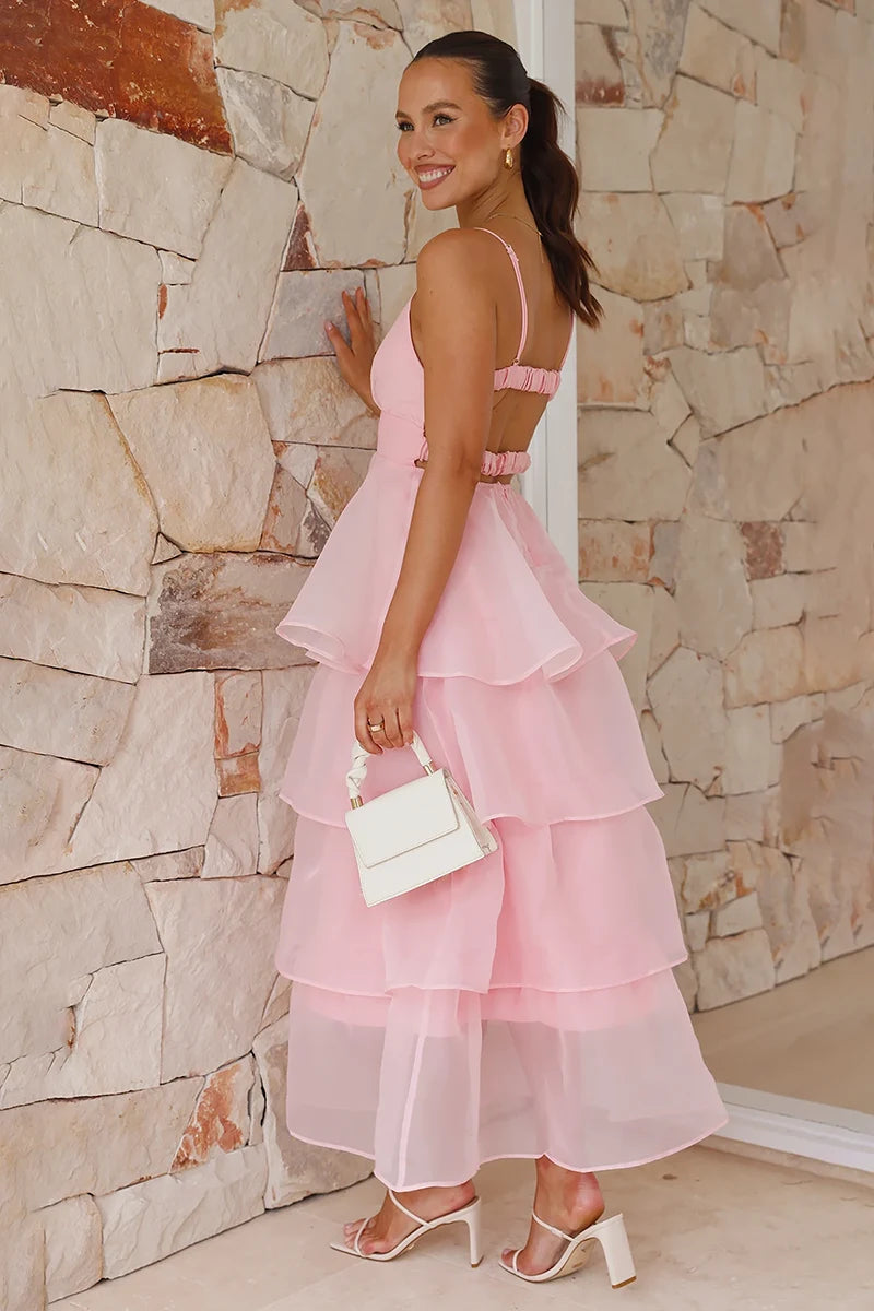 Shayla Maxikjole - Rosa