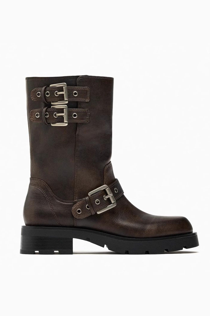 Western-Stiefeletten im Vintage-Stil