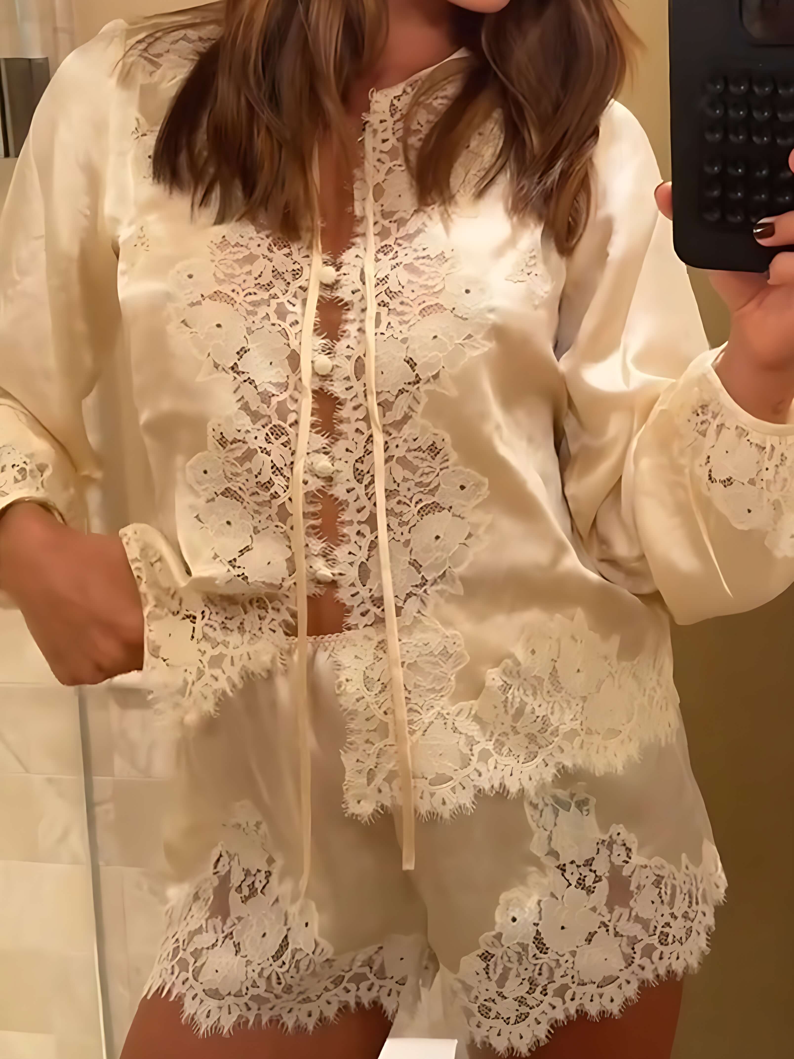 Camel kunstmocka kold-skulder minikjole